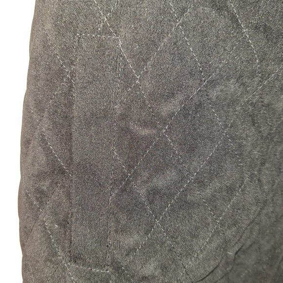 Alfred Dunner Black Vest with Snowflake Zipper and Plaid Lining Size 12P - Picture 4 of 7